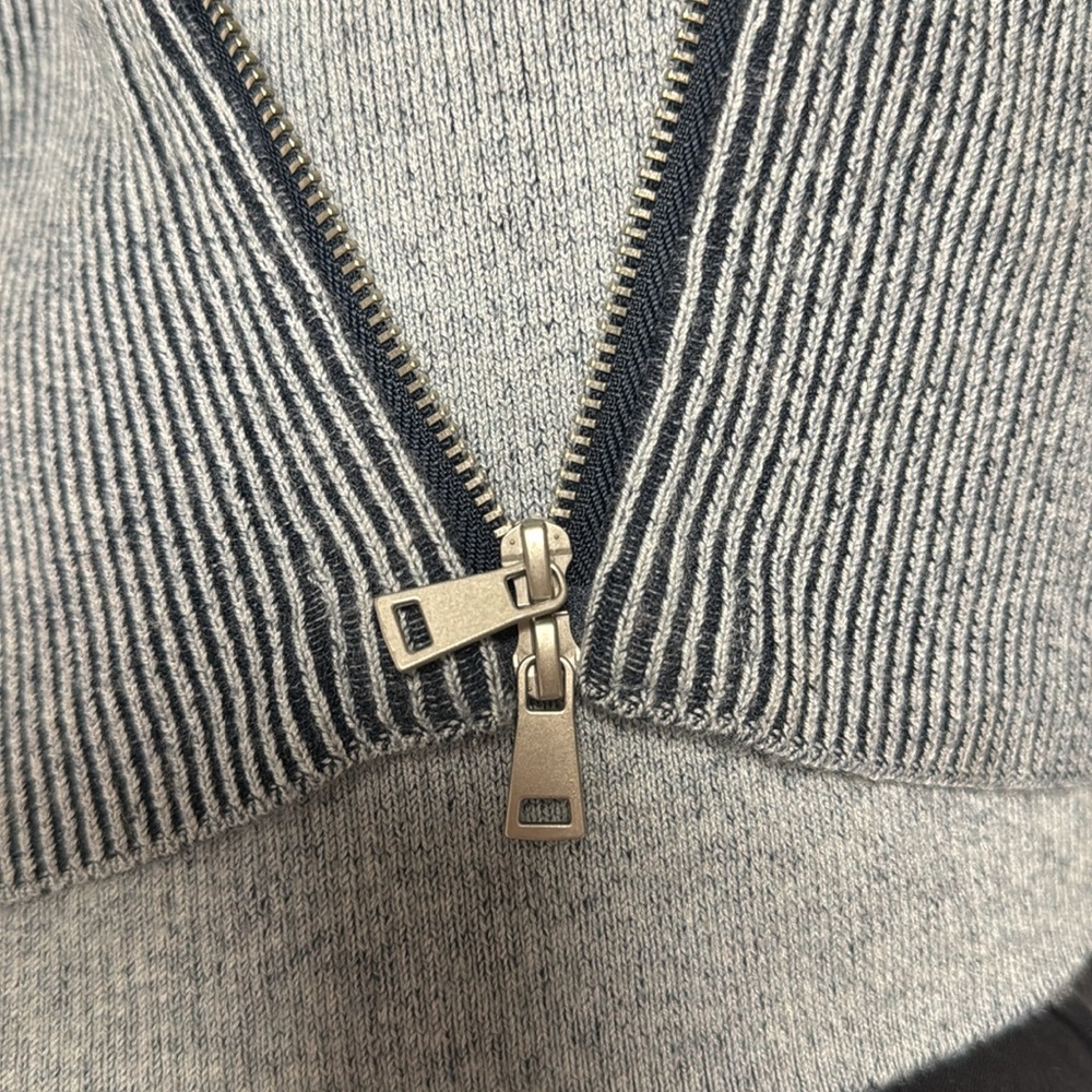 Wide Fable Ribbed Zip Up Jacket - Picture 5 of 5